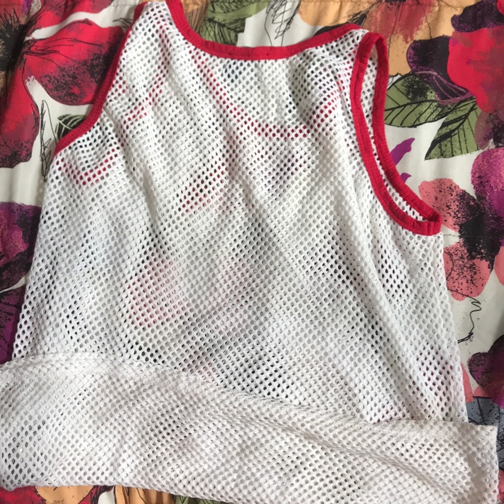 See through strap shirt